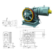 Horizontale / Vertikale Installation Elevator Geared Machines